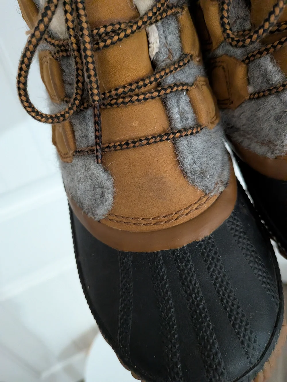 Sorel Women's Out 'N About Plus Lace Up Waterproof Boots In Quarry